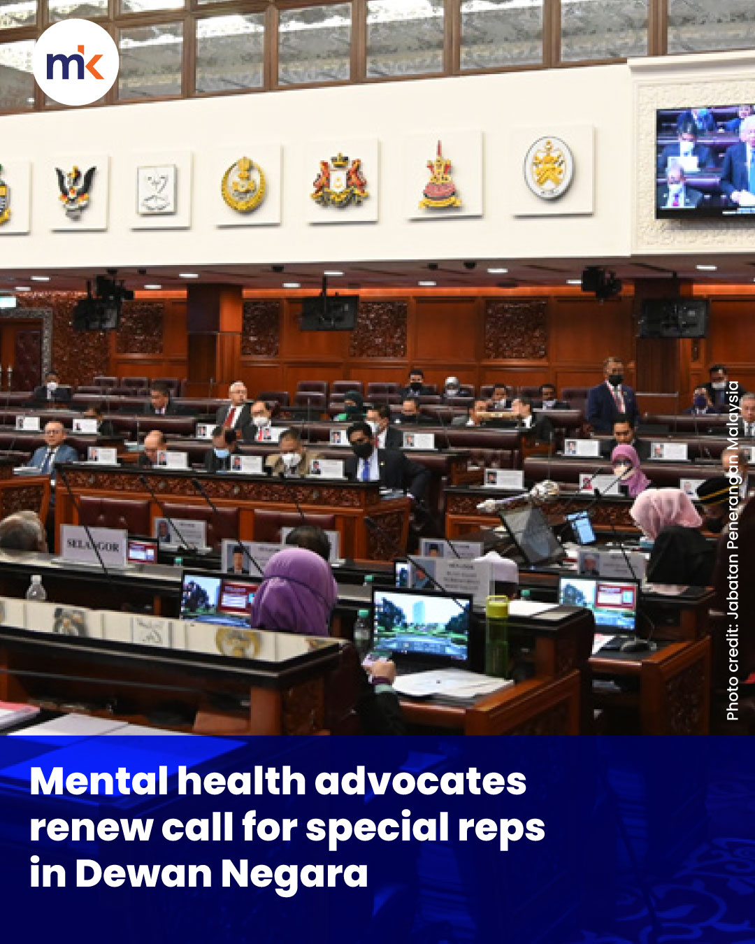 Mental health advocates renew call for special reps in Dewan Negara