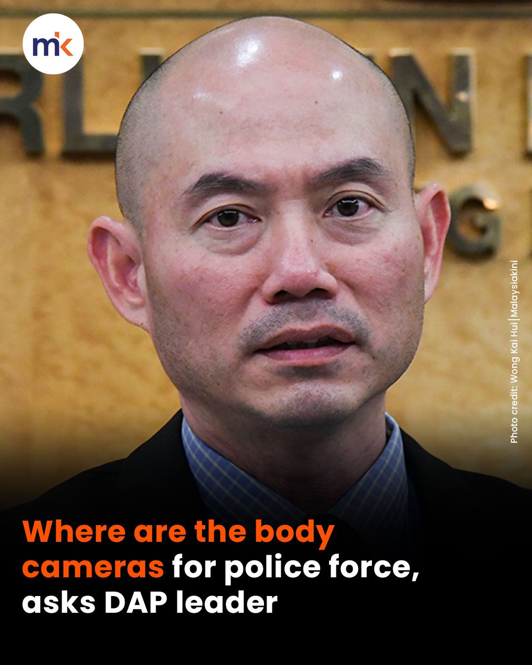 Where are the body cameras for police force, asks DAP leader