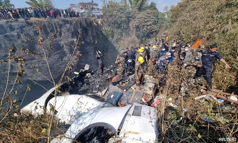At least 68 killed in Nepal's plane crash, SAR effort continues