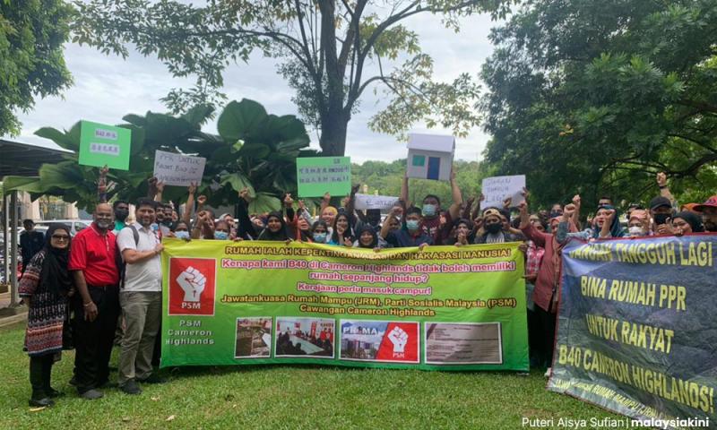 Buruh Cameron Highlands minta PM bantu bina rumah PPR