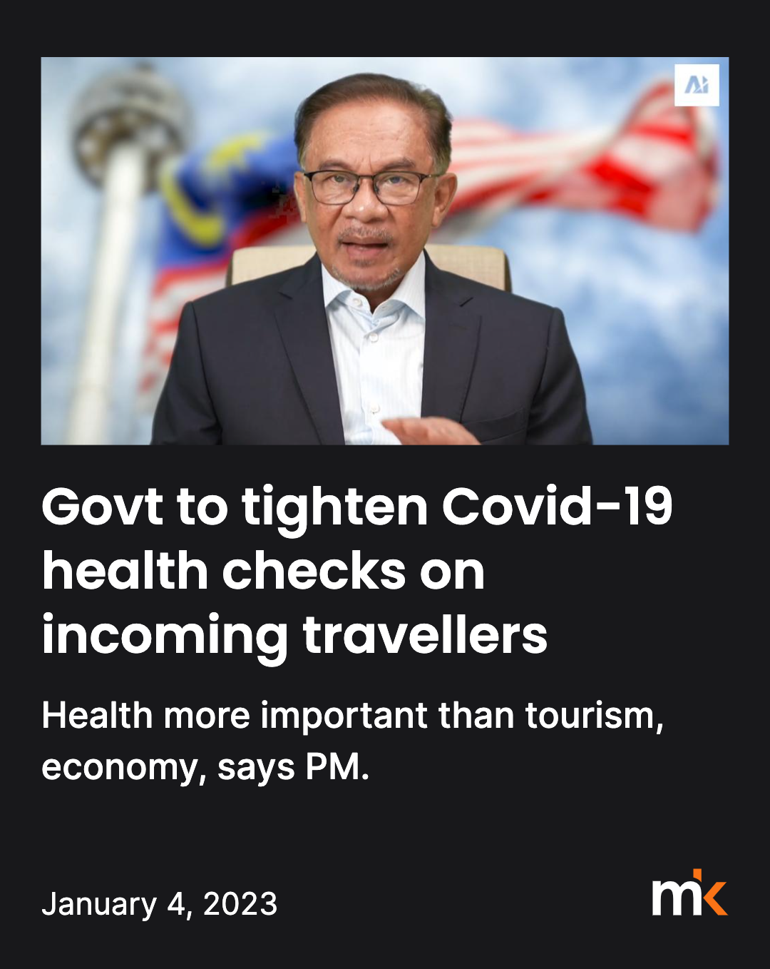 Govt to tighten Covid-19 health checks on incoming travellers
