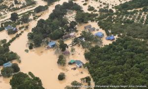 沙巴灾黎增至6394人，柔4河水位超越危险水平