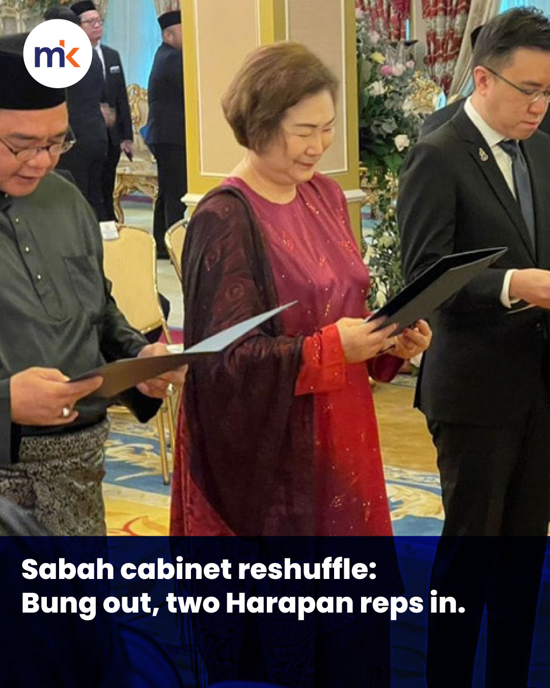 Sabah cabinet reshuffle: Bung out, two Harapan reps in.