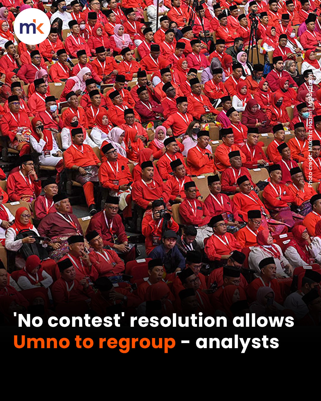 'No contest' resolution allows Umno to regroup - analysts