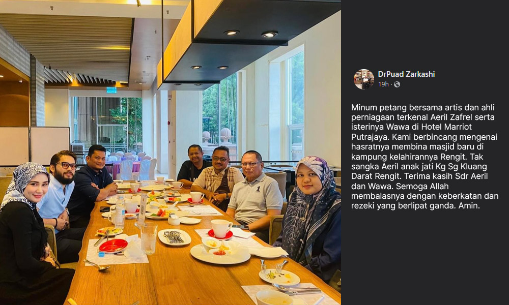 Aeril Zafrel berang hasrat bina masjid dipolitikkan