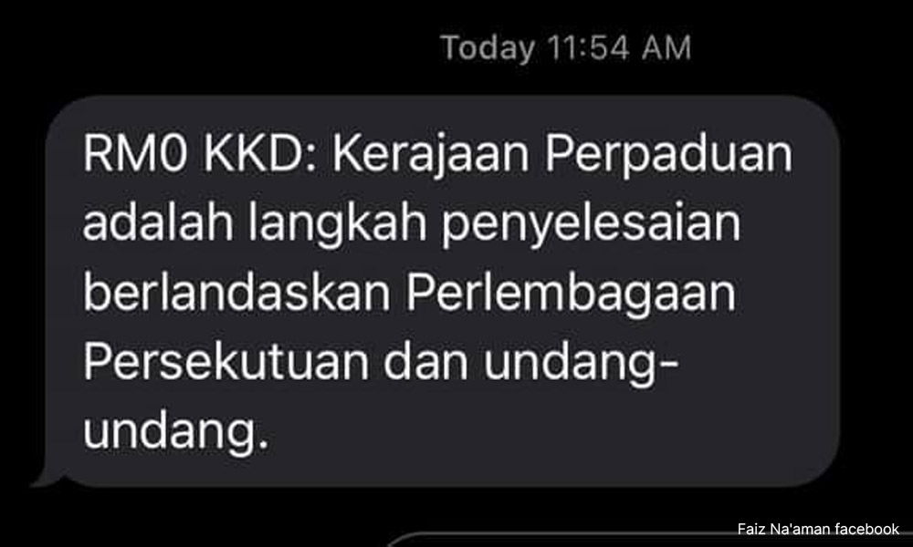 Pemimpin Bersatu kecam 'propaganda' kerajaan