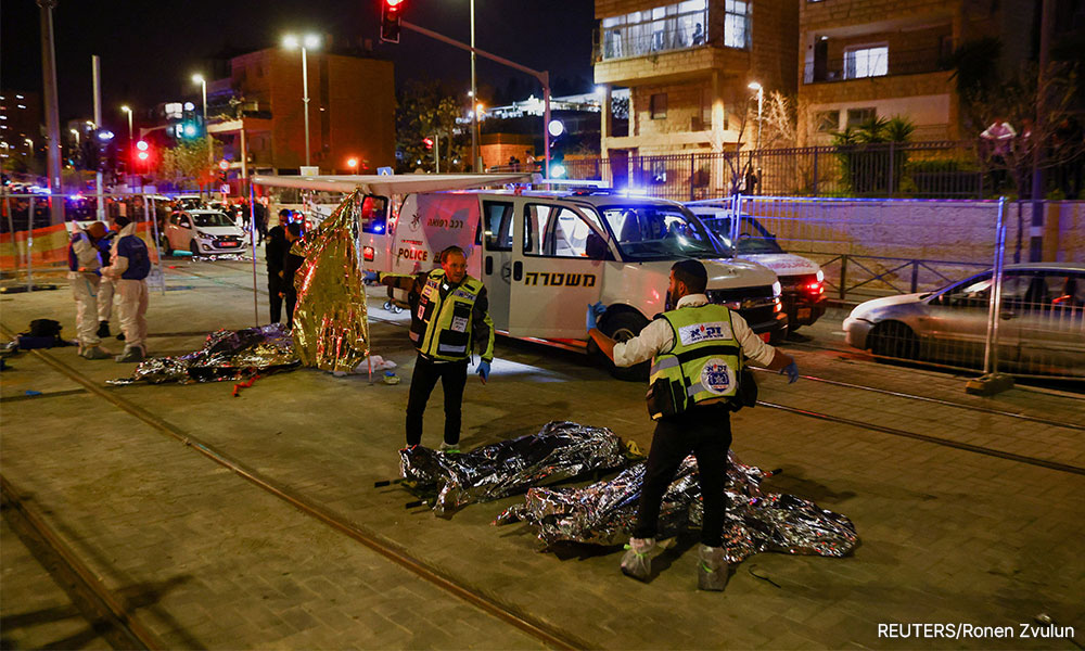 Seven killed in synagogue attack as West Bank violence spirals