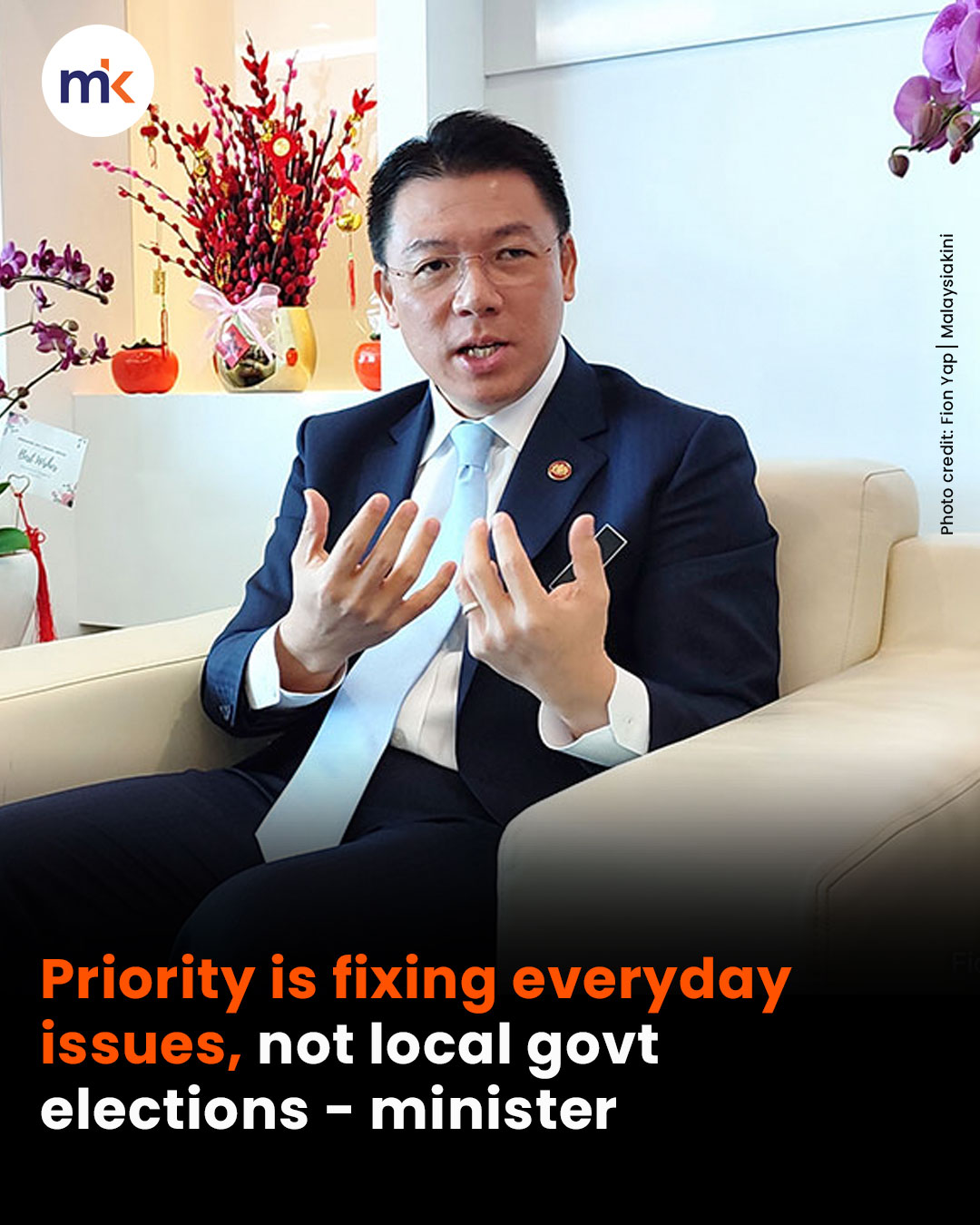 Priority is fixing everyday issues, not local govt elections - minister