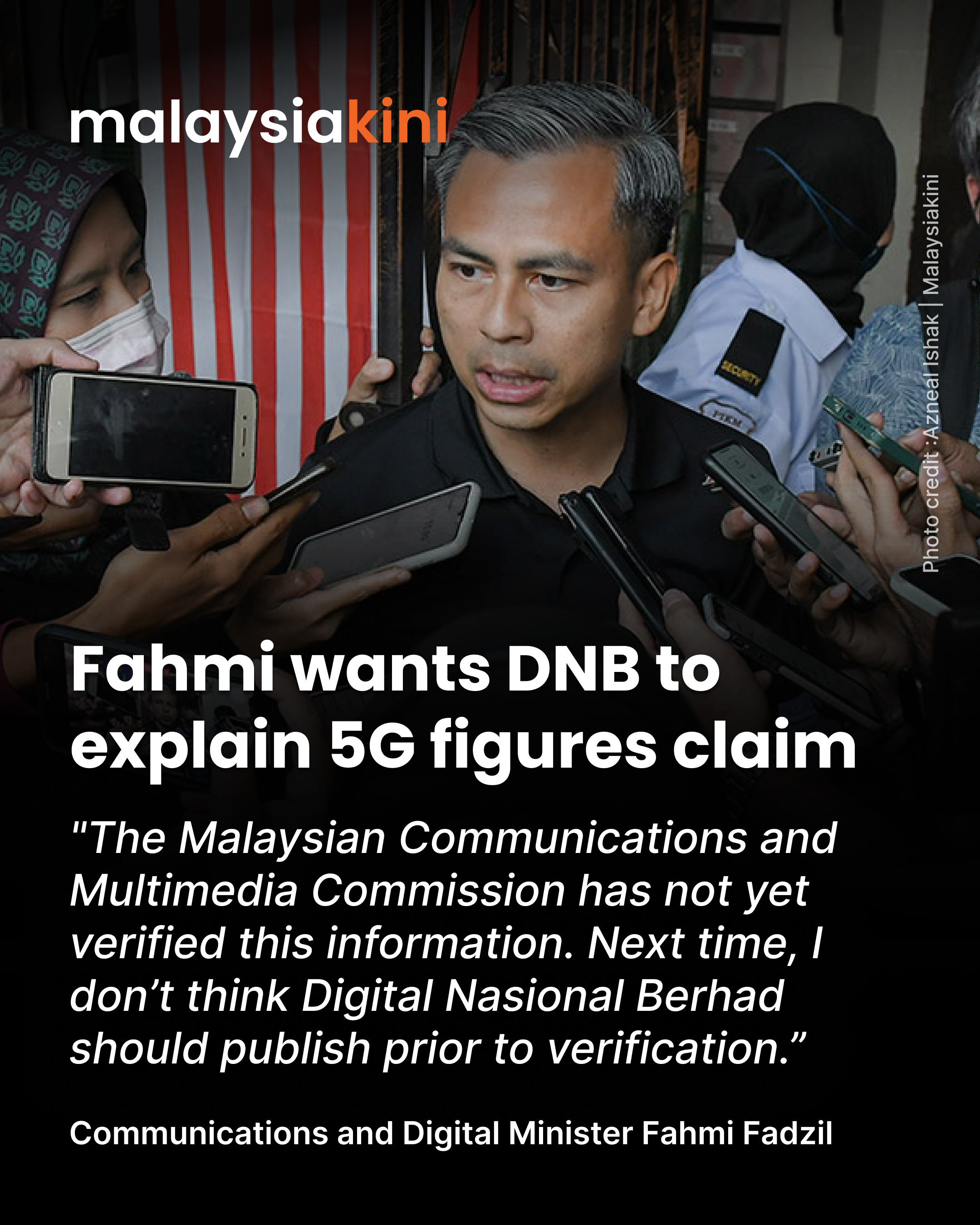 Fahmi wants DNB to explain 5G figures claim