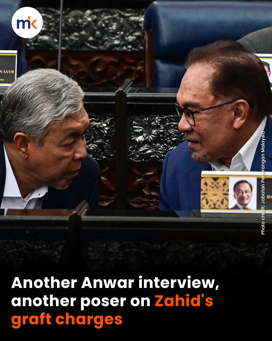 Another Anwar interview, another poser on Zahid's graft charges