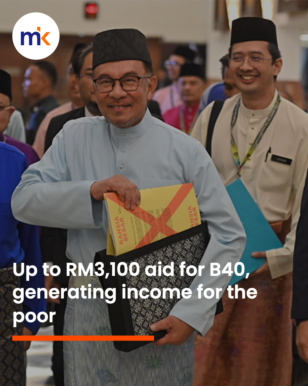 Up to RM3,100 aid for B40, income generation programme for the poor