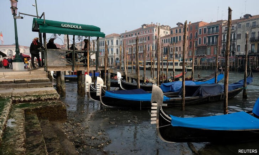 Italy faces new drought alert as Venice canals run dry