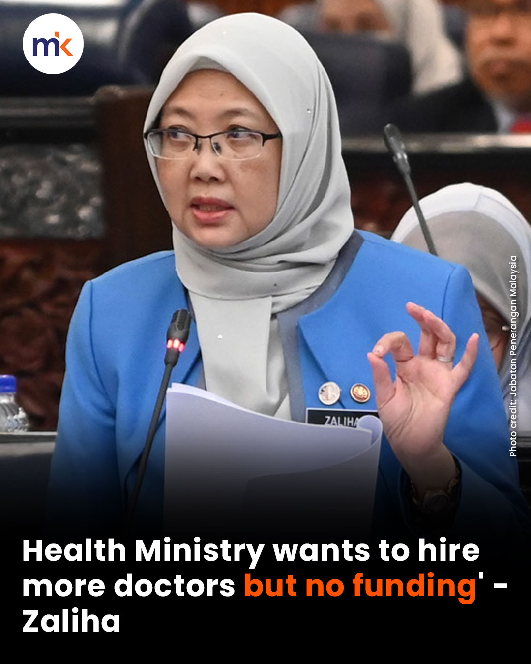 Health Ministry wants to hire more doctors but no funding - Zaliha