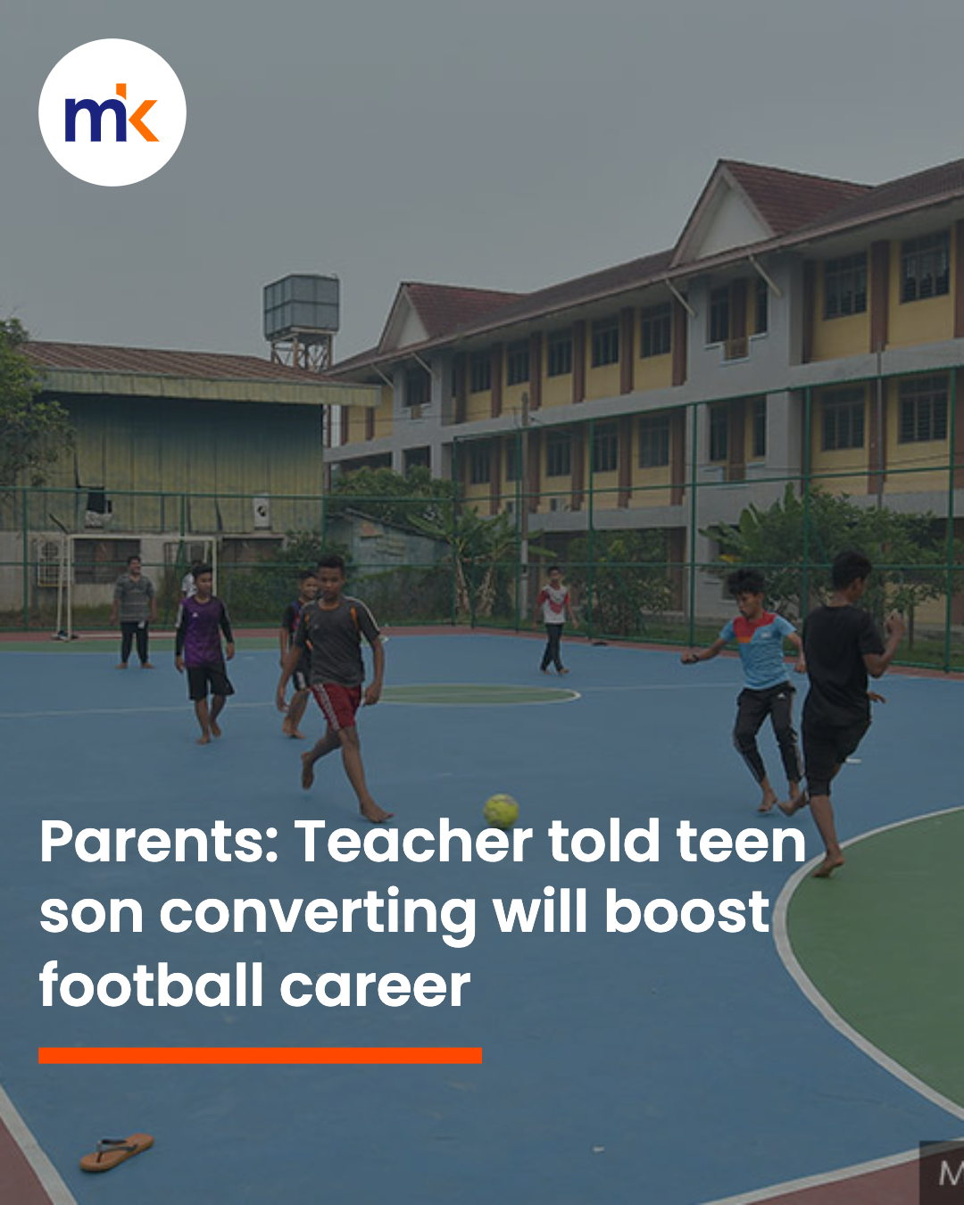 Parents: Teacher told teen son converting will boost football career