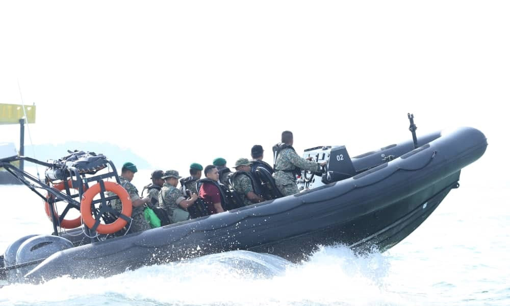 Search for missing commando at Malacca island now using sonar