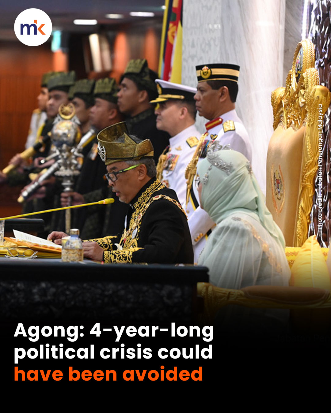 Agong: No political crisis if events before Dr M's resignation did not occur