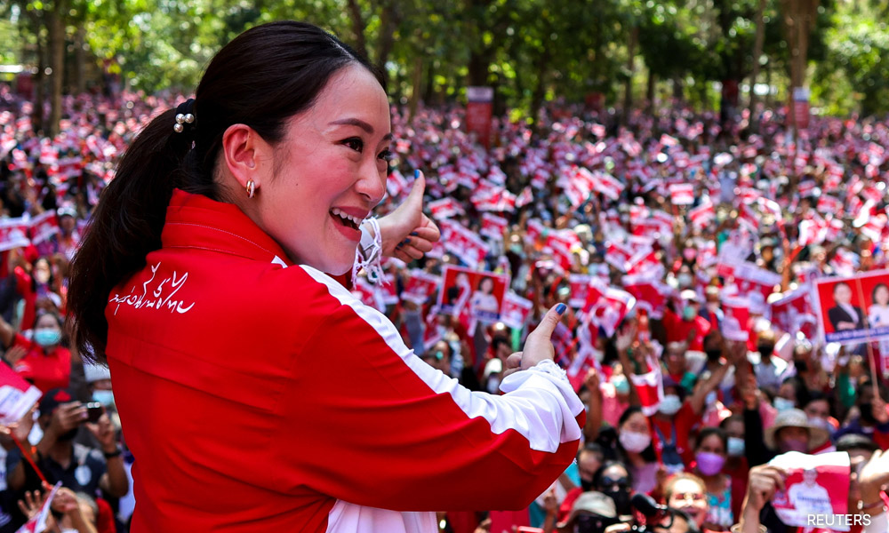 Thaksin's daughter banking on nostalgia to win Thailand election