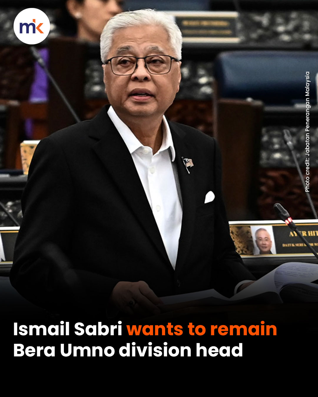 Ismail Sabri wants to remain Bera Umno division head