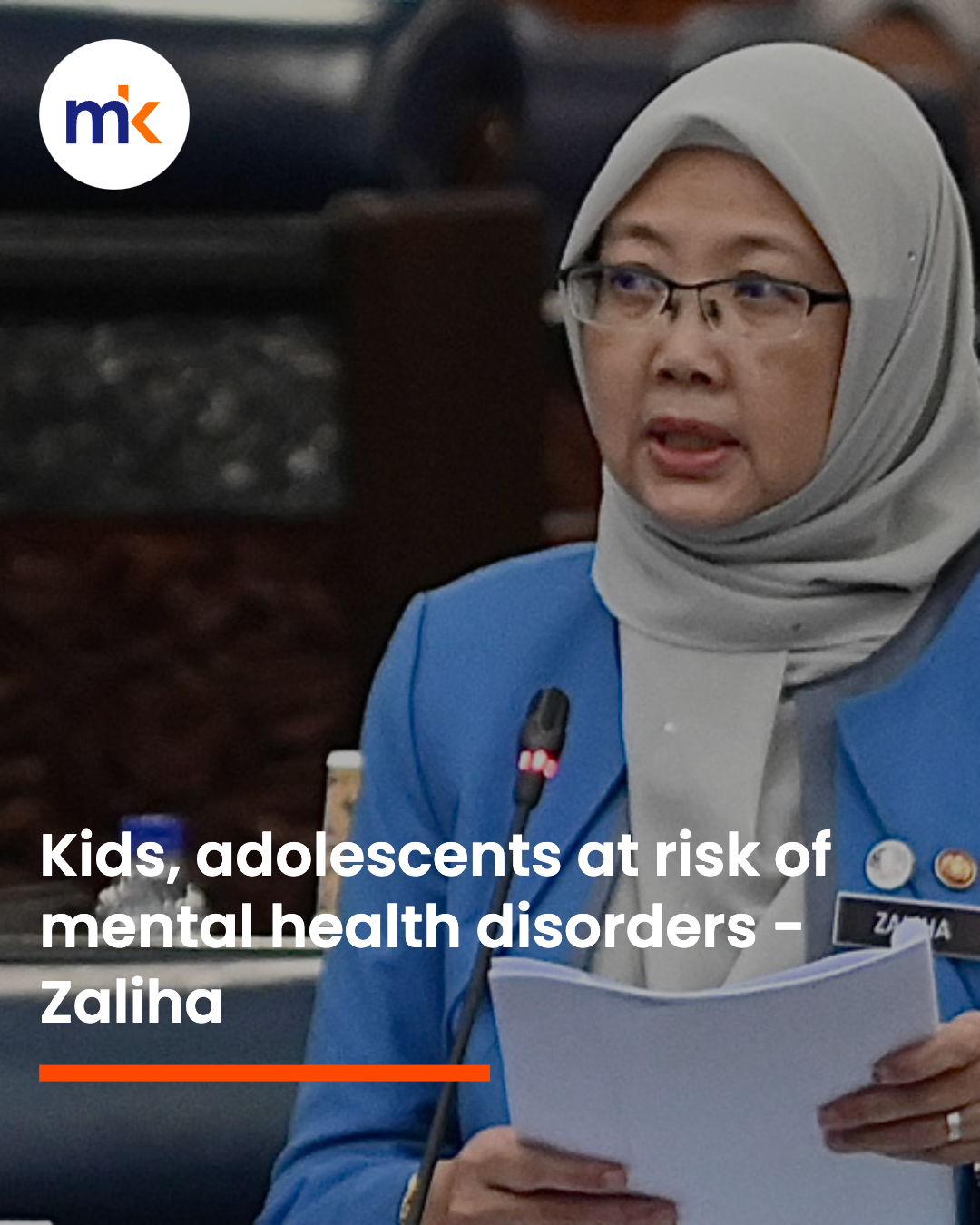 Kids, adolescents at risk of mental health disorders - Zaliha