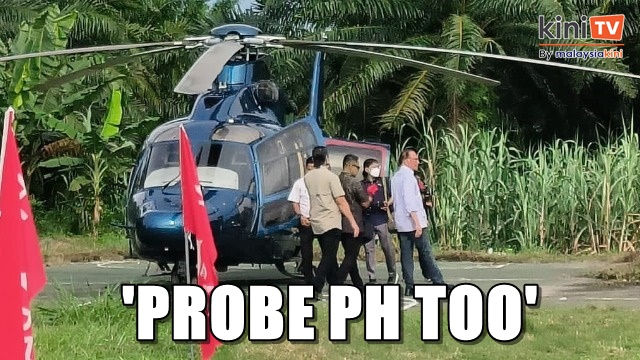 'MACC should probe Anwar's GE15 helicopter rides too'