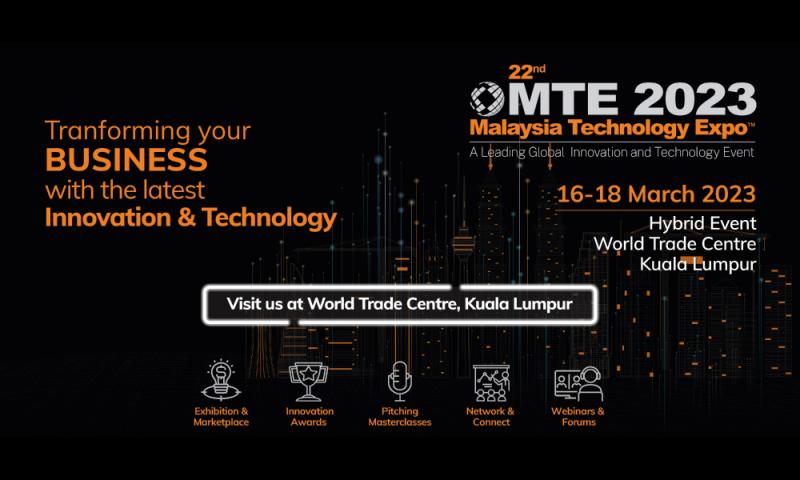 Malaysia Technology Expo will take centerstage on the 16th to 18th