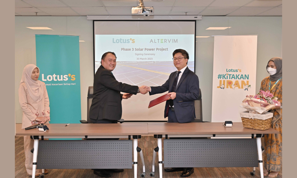 Growing Lotus's Malaysia's renewable energy with Altervim Co. Ltd - Vimarsana News