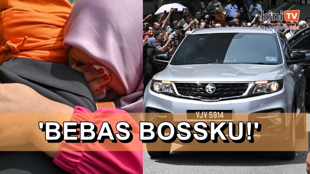 Sekumpulan penyokong setia 'iring' Najib pulang ke penjara
