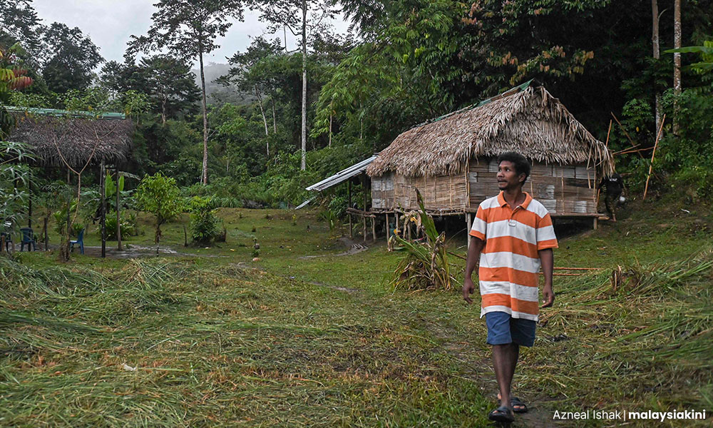 Kampung Sudak leader Deney Abain.