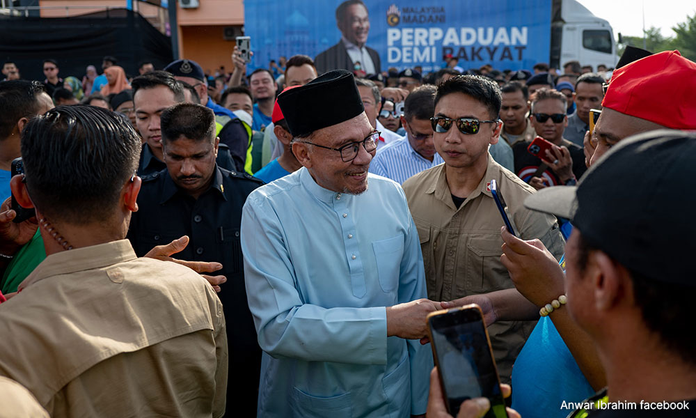 (Test - VG) As polls loom, Anwar indicates he’ll continue to mend ties between Sabah BN, GRS