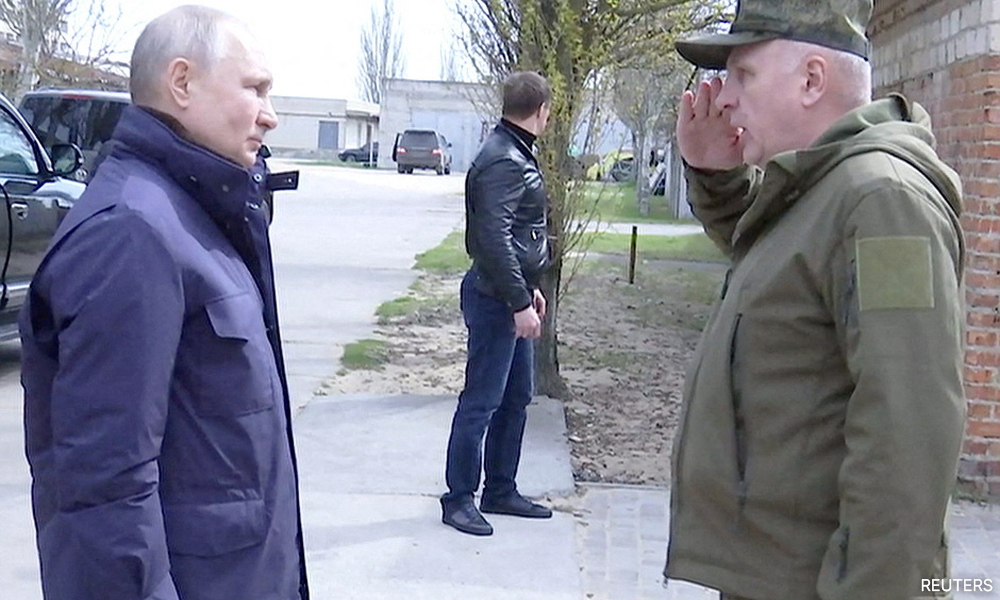 Putin makes a surprise visit to Ukraine's Luhansk, Kherson