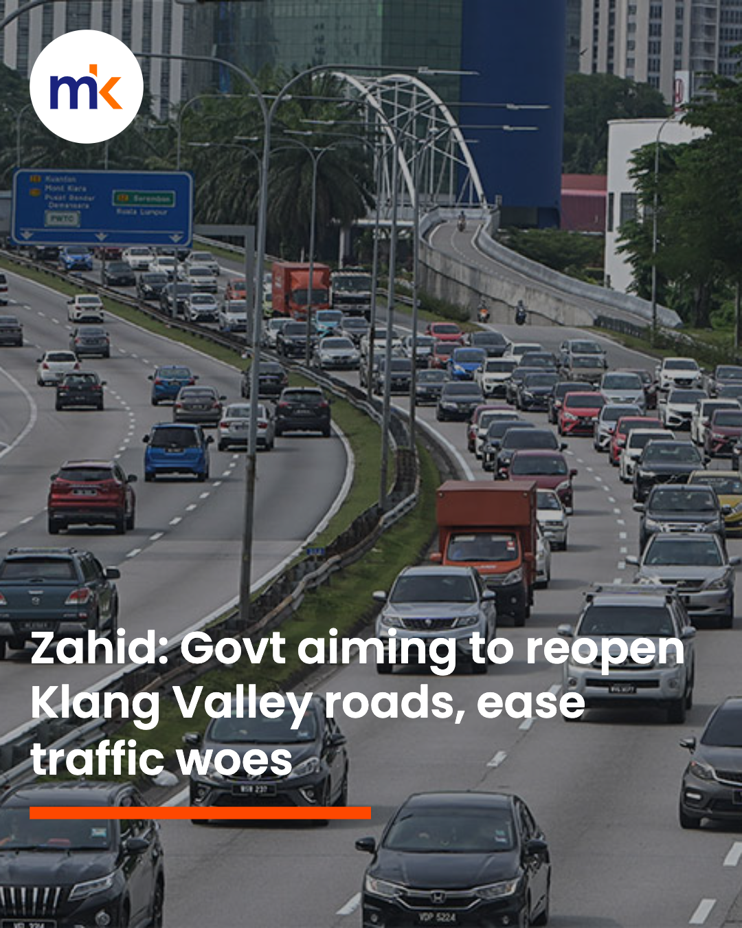 Zahid: Govt aiming to reopen Klang Valley roads, ease traffic woes