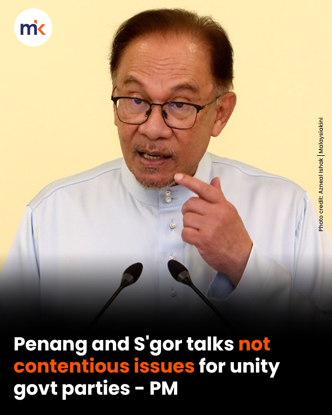 Penang and S'gor talks not contentious issues for unity govt parties - PM