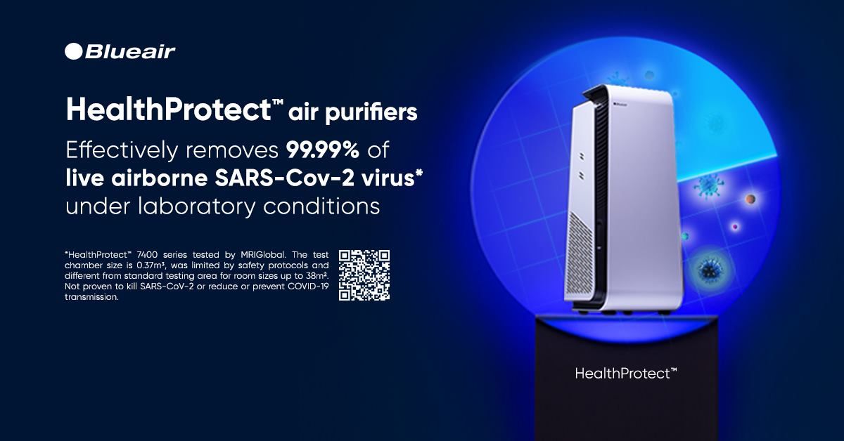 Breathe Cleaner Air with Blueair!