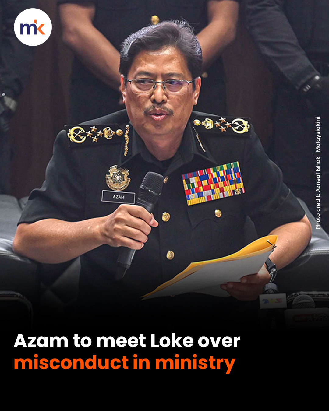 Azam to meet Loke over misconduct in ministry