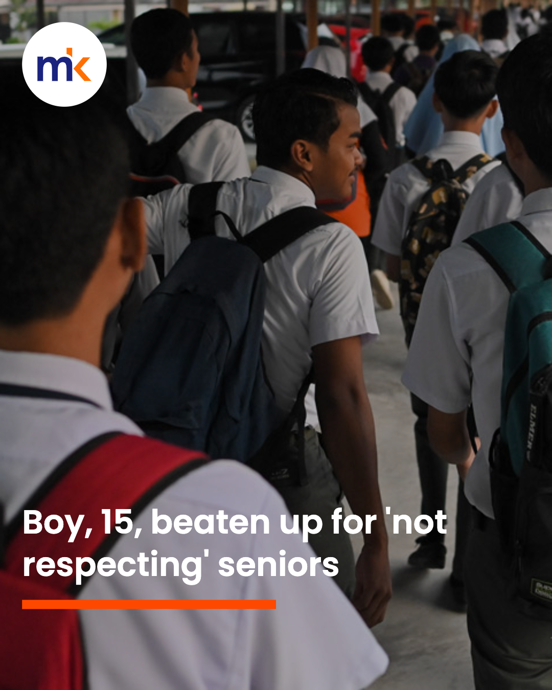 Boy, 15, beaten up for 'not respecting' seniors