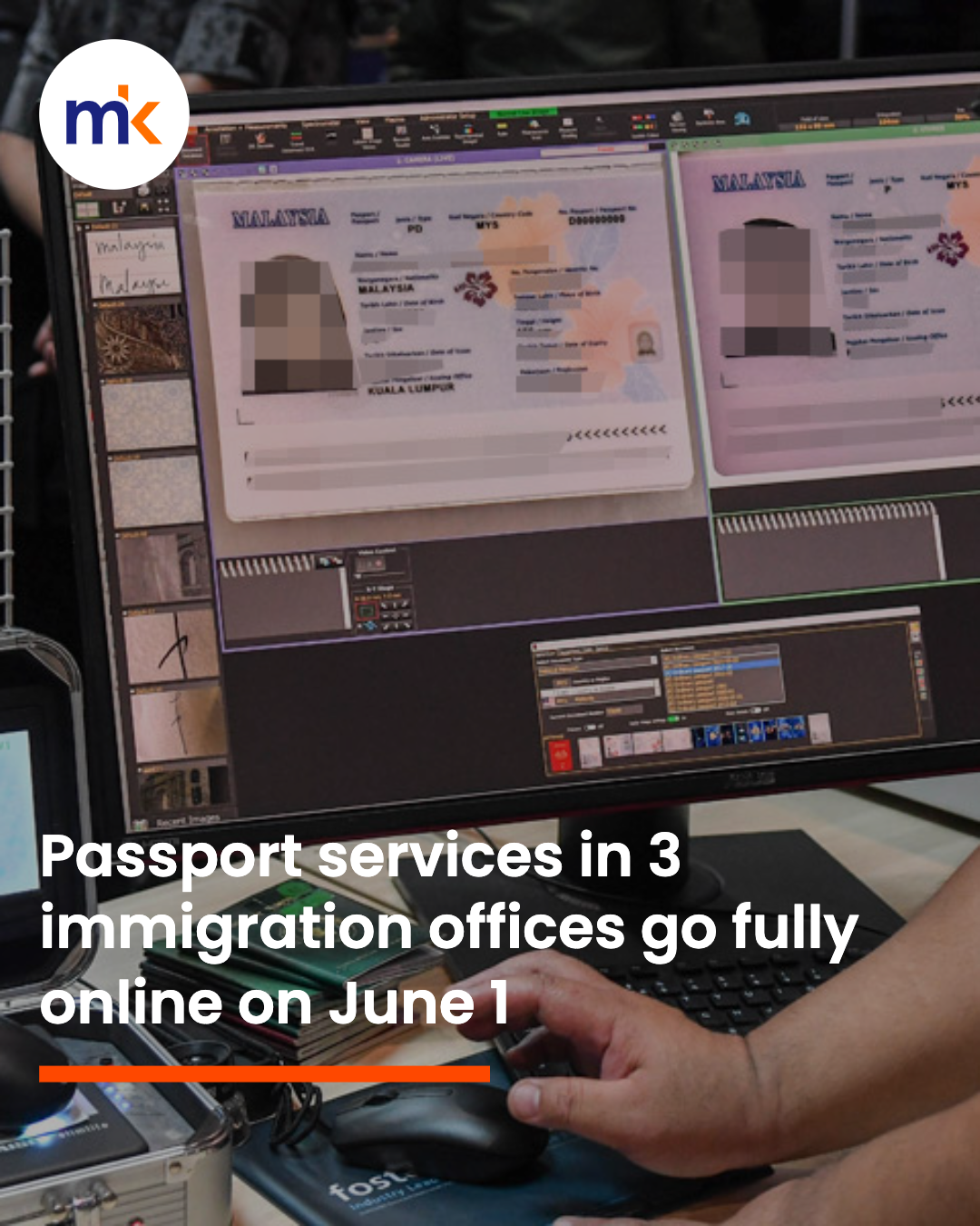 Passport services in 3 immigration offices go fully online on June 1