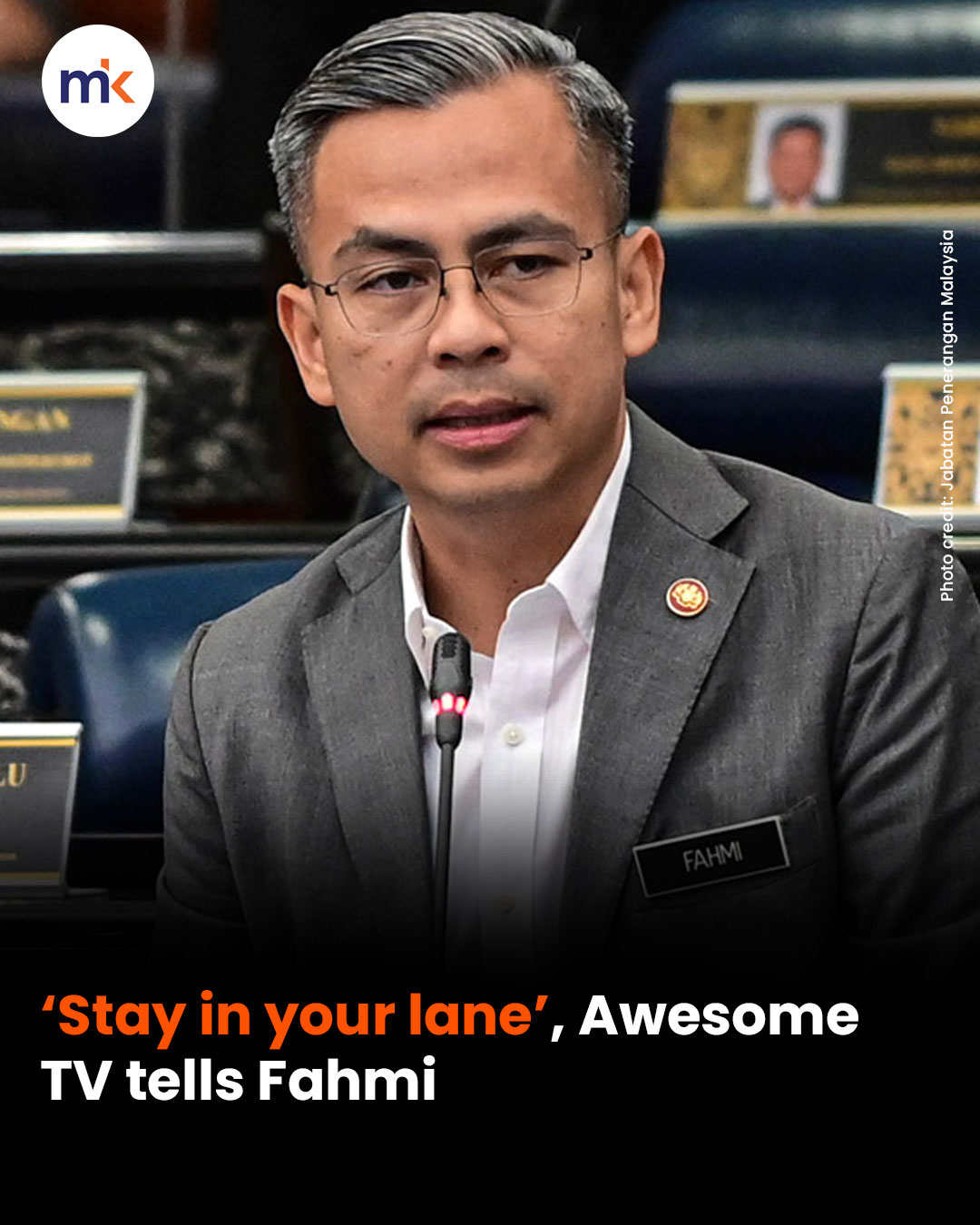 ‘Stay in your lane’, Awesome TV tells Fahmi