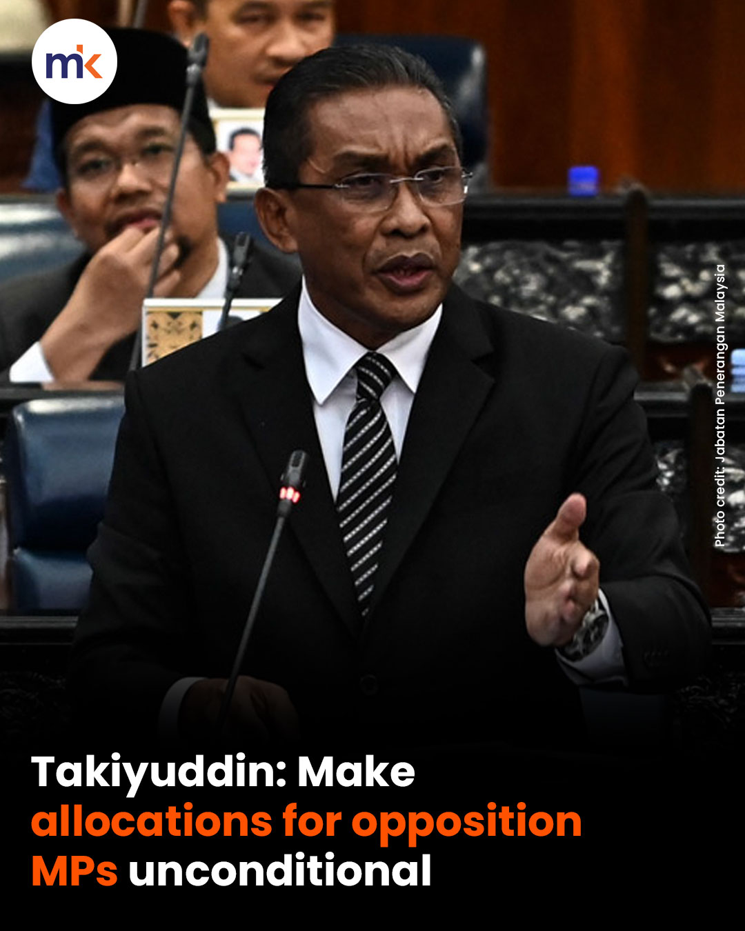 Takiyuddin: Make allocations for opposition MPs unconditional