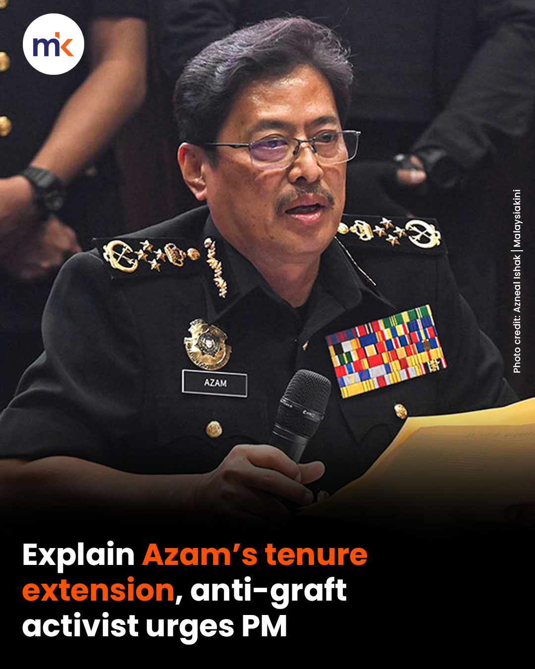 Explain Azam’s tenure extension, anti-graft activist urges PM