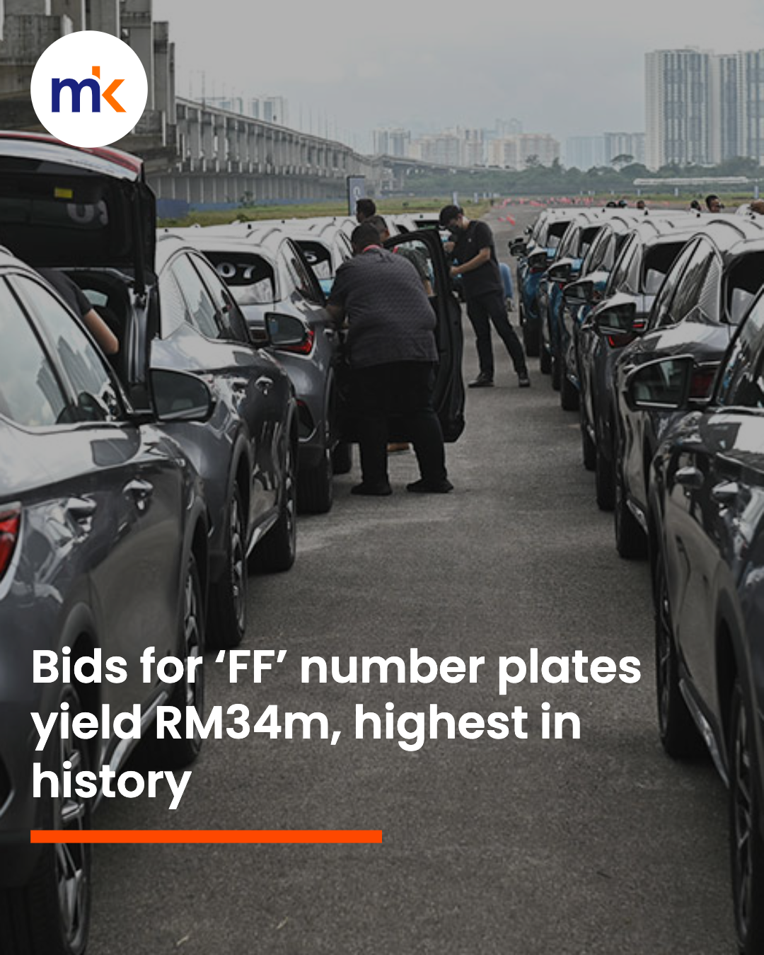 Bids for ‘FF’ number plates yield RM34m, highest in history