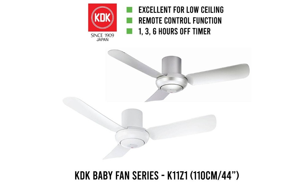 Sejukkan rumah pada cuaca panas terik dengan “Baby Fan Series” dari KDK!