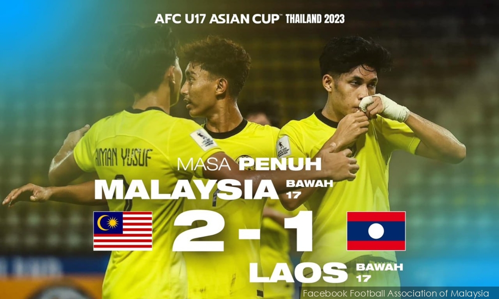 Piala Asia B-17: Malaysia tewaskan Laos 2-1