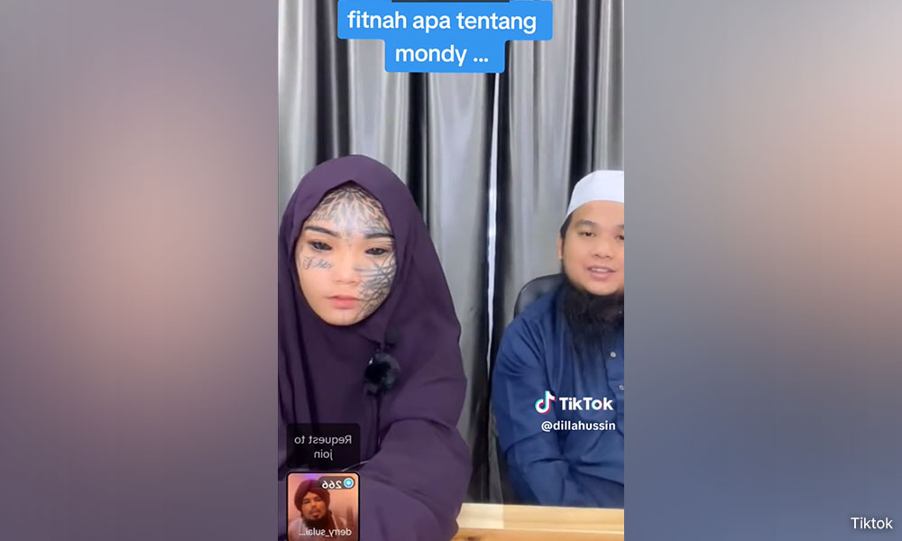 Mondy tatu sendiri badan, pakai pendakap gigi RM15