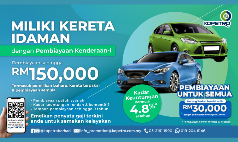 Pembiayaan terbaharu Kenderaan-i daripada KOPETRO beri peluang anggota miliki kereta idaman