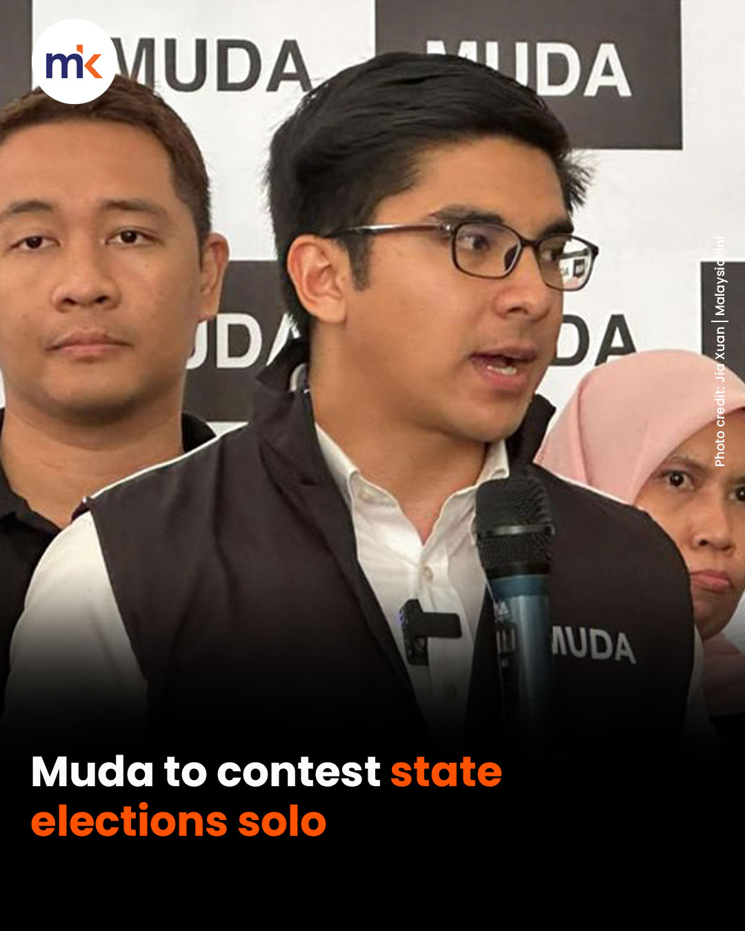 Muda to contest state elections solo