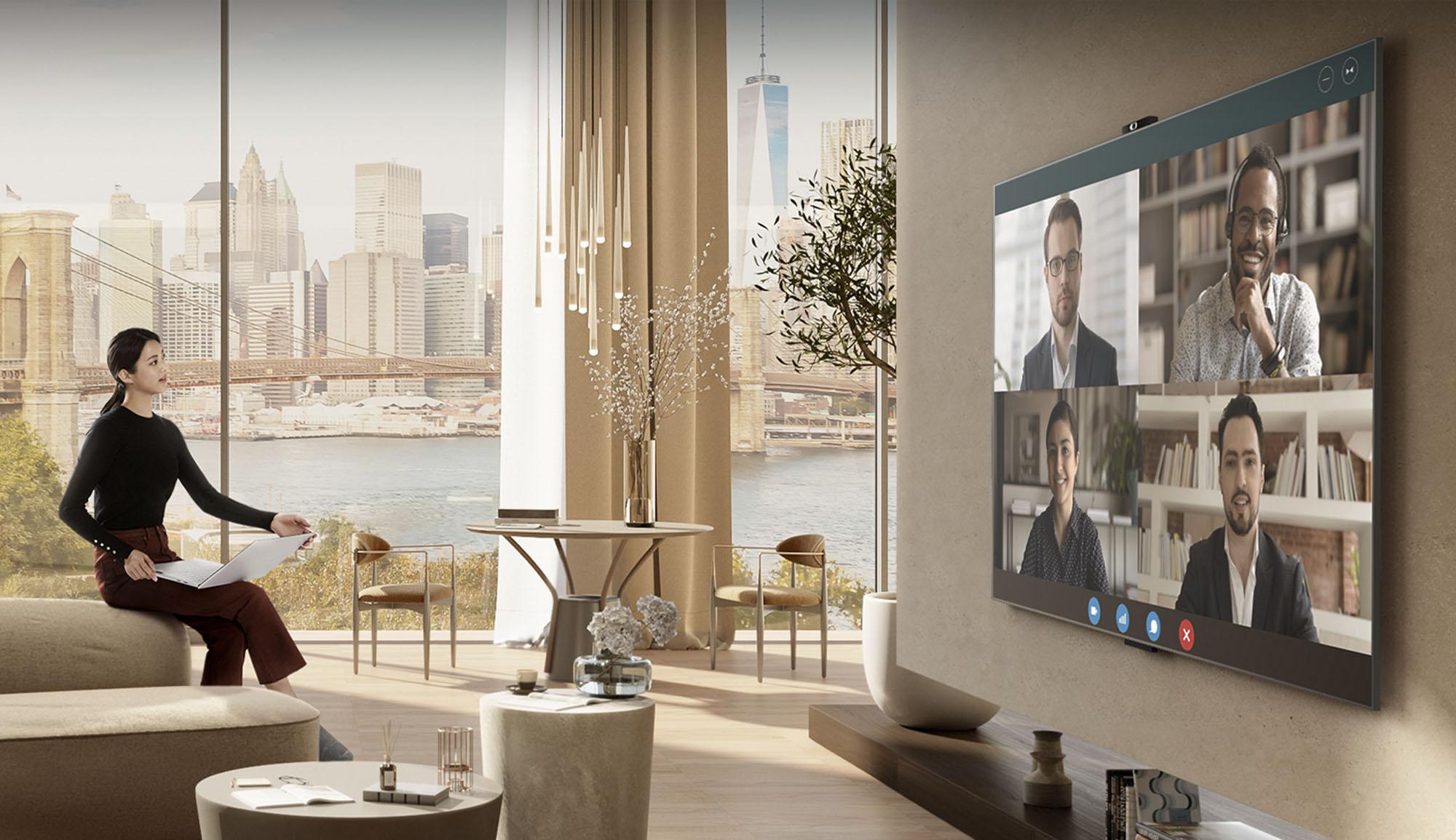 LG smart cam pairs with LG TVs to deliver a smarter, more interactive experience