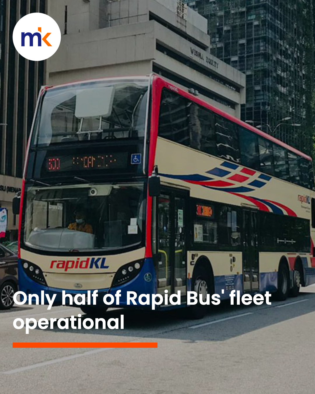 Only half of Rapid Bus' fleet operational