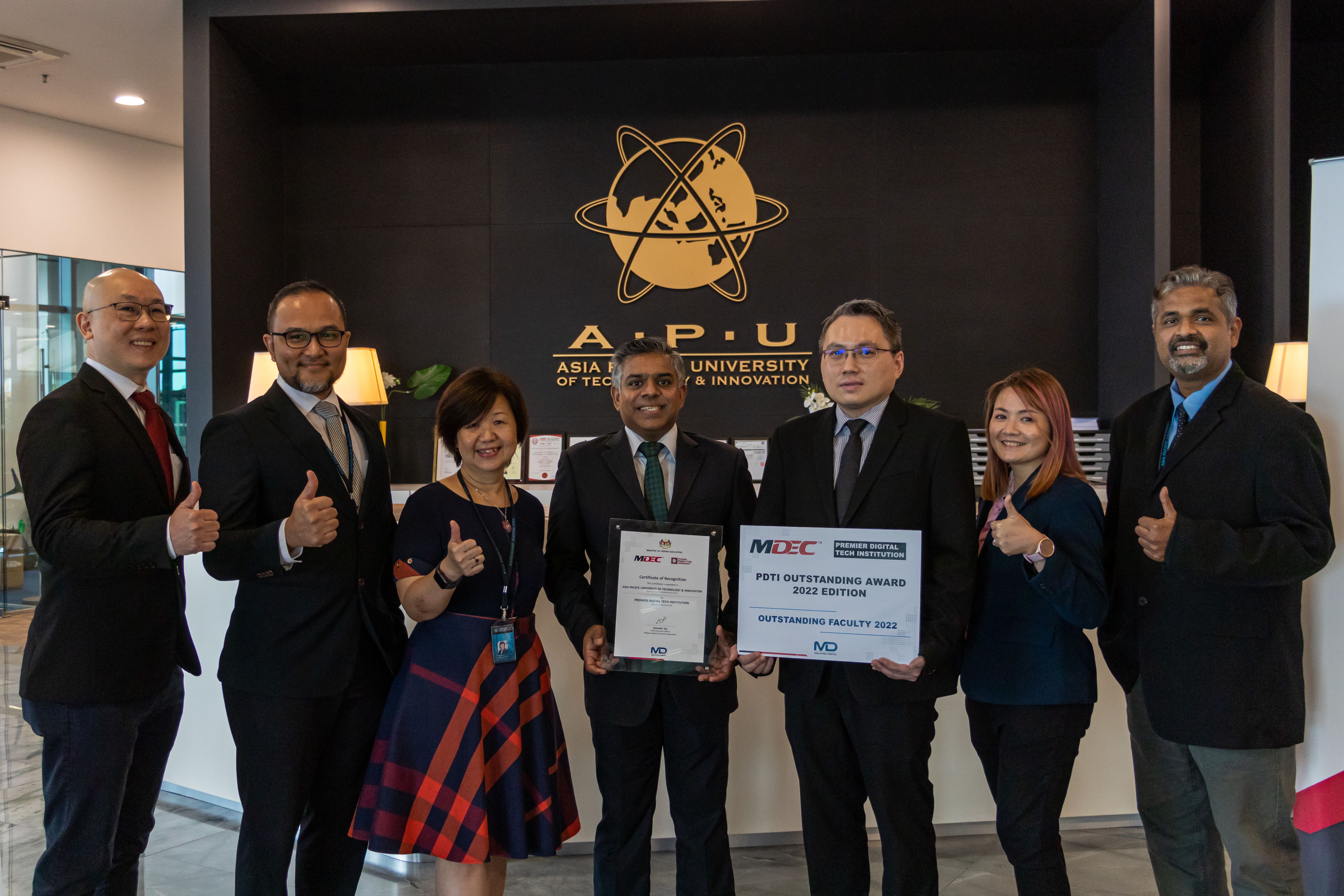 APU bags MDEC PDTI Outstanding Faculty Award