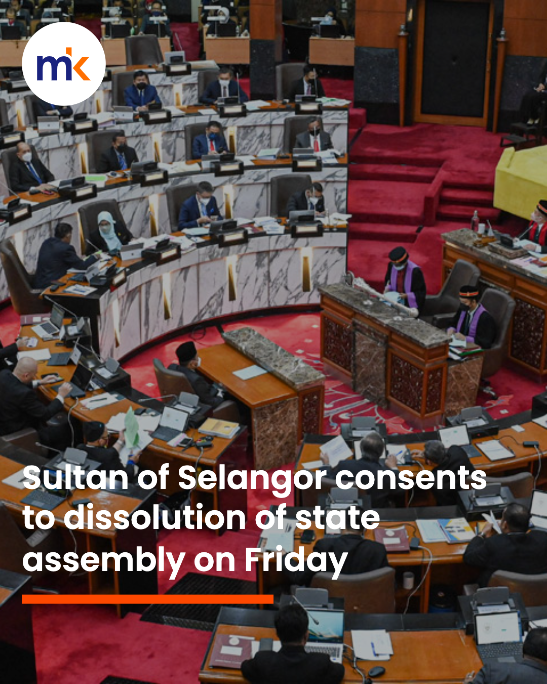 Sultan of Selangor consents to dissolution of state assembly on June 23