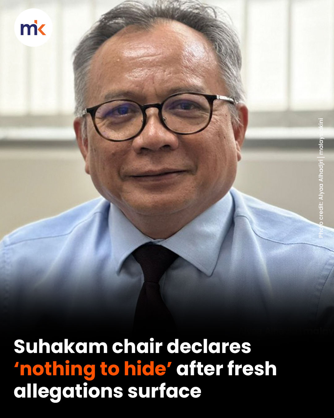 Suhakam chair declares 'nothing to hide' after fresh allegations surface